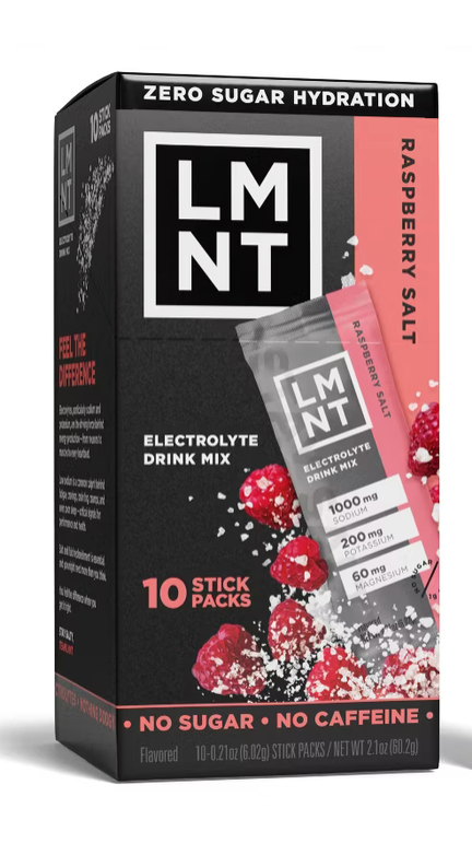 LMNT Rasberry Salt Hydration Stick