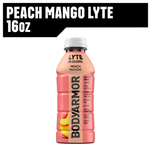 BodyArmor Lyte Peach Mango Sports Drink 16oz