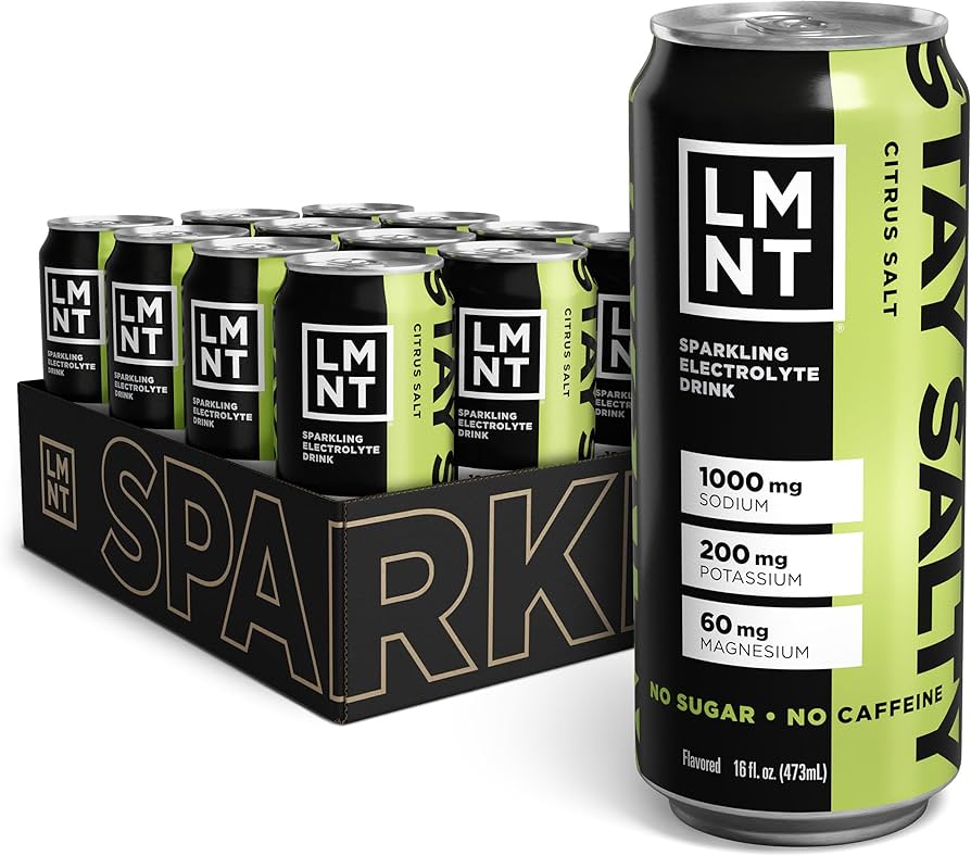 LMNT Citrus Salt Sparkling Electrolyte Water Comets FC Missouri