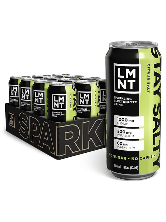 LMNT Citrus Salt Sparkling Electrolyte Water